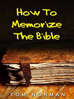 cover image of How to Memorize Bible Verses